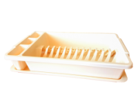 Сушилка д/посуды 1-ярусная слоновая кость 16014 /12шт/Арз