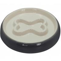 Миска керамика Косточки для медленного поедания 200мл серая/МКР2884/Евро