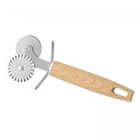 Нож д/теста 2х роликовый "KITCHENTOOL" AST-002-TF33 /360шт/Катунь