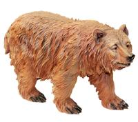 Фигура Медведь бурый на ногах L60W22H36см 626024/F356