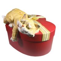 Фигура Кот спящий L25 W12 H9 см 713437/F690