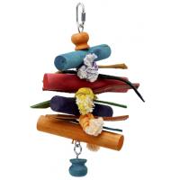 Игрушка д/птиц Жердочки Ералаш деревянная П5954/ЗР