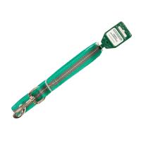 Поводок капрон 25мм*7м зеленый с серой полосой DONBARON