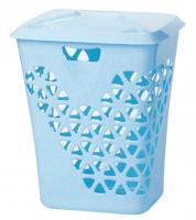 Корзина д/белья 60л Венеция голубой М2606/6шт/М-пласт