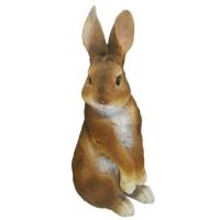Фигура Заяц полевой №2 L17,5W14,5H37,5см коричневый 626490/F549