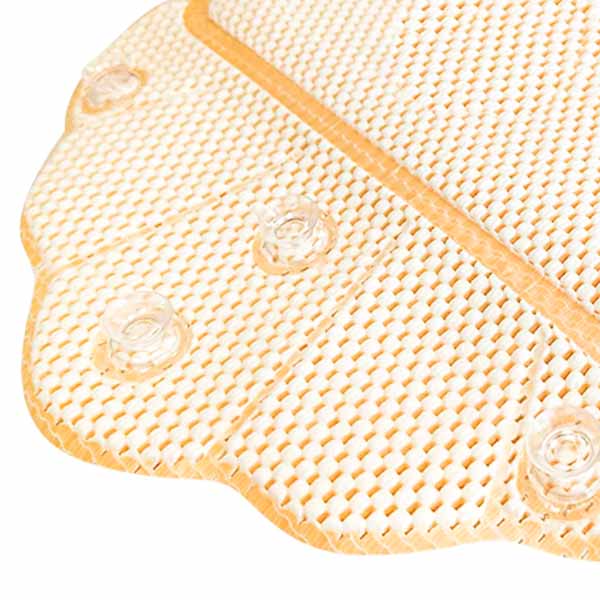 Подушка д/ванной 33*33см "Лотос" с присосками ПВХ 6909 /12шт/В