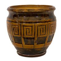 АЛ. Горшок Меандр №0 коричневый