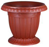 Кашпо Валенсия 35л коричневый с под. 07065 /10шт/Арз