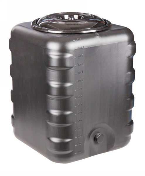 Бак 150л д/душевой квадратный черный М6463 /2шт/ Альтерн