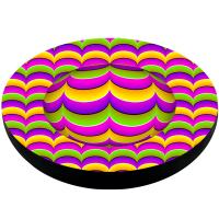 Лежанка матрас круглый M 47*47*6см ЛД-113 Иллюзия