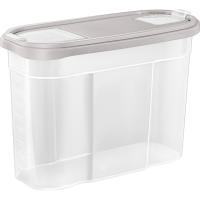 Банка д/сыпуч. прод. 2,5л Plast Team Bergen пепельный жемчуг PT1022 /10шт/ПТ