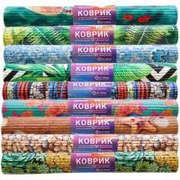 Коврик д/ванной 65*100см Микс ПВХ 6667-mix /10шт/В