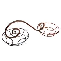 Подставка Настенная РЗДИ Волна 2 горшка медь