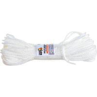 Шнур бельевой 20м жесткий высокопрочный белый 082293 /100шт/Рыжий Кот