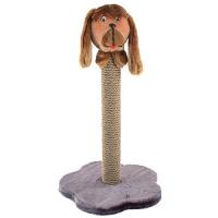 Когтеточка ЧИП столбик с собакой джутовый 38*38*59см/8324/Дарэлл