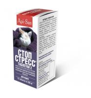 РЕЦЕПТ Стоп Стресс таблетки для кошек 15таб*200мг/10шт/АС