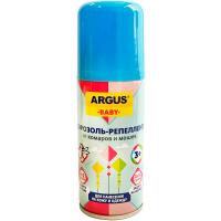 Комары ARGUS BABY AR-330 Аэрозоль от комаров 100мл с 3 лет 24шт  