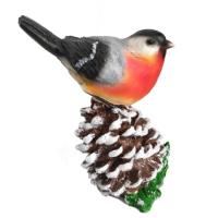 Фигура Снегирь на шишке L6W11H13см 718129/W036 