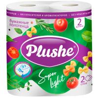 Полотенце бумажное 2 слоя "Спасибо за заботу о природе" "Super Ligh"2рулона*10м белый/12шт//16732