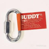 Карабин альпинистский с муфтой овальный 4*40мм/SGM-0703/Вестерн