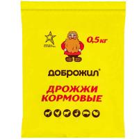 Дрожжи кормовые ДОБРОЖИЛ 0,5 кг/12шт/1080шт
