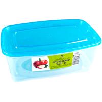 Бутербродница 1л Лайт прямоугол. прозрачный 05041 /66шт/ Арз