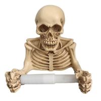 Фигура Держатель для туалетной бумаги Скелет 718498/D234