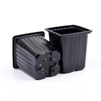 Рассадник 1л КВ11М черный 11*11*11см, лист 0,9 /1260шт/РС