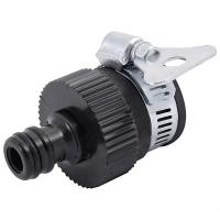 Полив Адаптер быстросъем. с хомутом 1/2-3/4" HL024 330071 /50шт/100шт