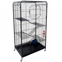 Клетка д/грыз  C4-1 черный металлик 79*52,5*140см/40691034/Триол