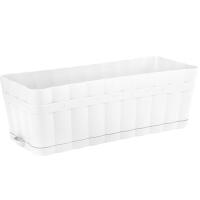 Балконный ящик 46см Изюминка 12л белый с под. М3356 /14шт/ Альтерн