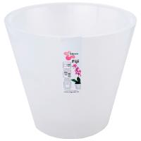 Кашпо д/орх Лондон 160мм 1,6л белый перламутр с вставкой ING1558 /16шт/ПР