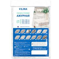 Скатерть столовая 110*132см "Ажурная" 6867-mix /25шт/В 