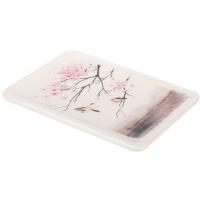 Мыльница Сакура керамика 006520/24шт/Рыжий Кот