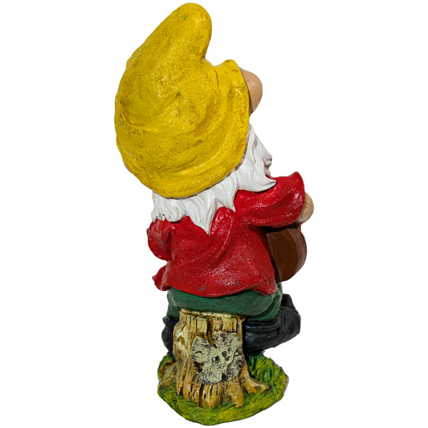 Гном с гитарой сидячий 22*42см 91037-1