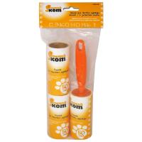 Ролик д/одежды + 2 запасных блока 50 слоев 092408/24шт/Рыжий Кот