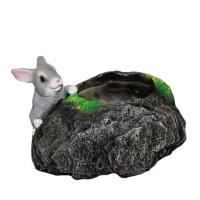 Зоокашпо Заяц у камня L28 W19 H17 см 123172/K027