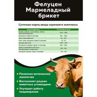 Фелуцен УК2-2 Мармеладный брикет УКК для с/х и диких животных 20кг