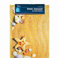 Коврик д/ванной 67*47см "Пляж" ПВХ 6826-beach /15шт/В