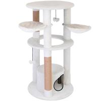 Когтеточка Комплекс КОЛИЗЕЙ разборный 3-х уровневый домик,полка,гамак 58*58**120см овечка/8783/Дарэл