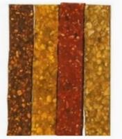 Лакомство С Полоска мясная цветная 13см*22мм 100шт пакет/1209/Вестерн