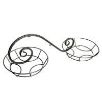 Подставка Настенная РЗДИ Волна 2 горшка серебро