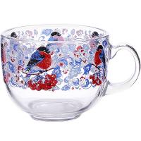 Кружка Снегири на рябине 480мл /2027-Д /12шт/ДК