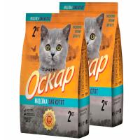 Кошки Оскар для котят 2кг*2шт сухой/1256 ЧЗ