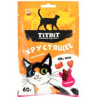 Лакомство К хрустящее с говядиной для кошек 60гр/027479 ЧЗ