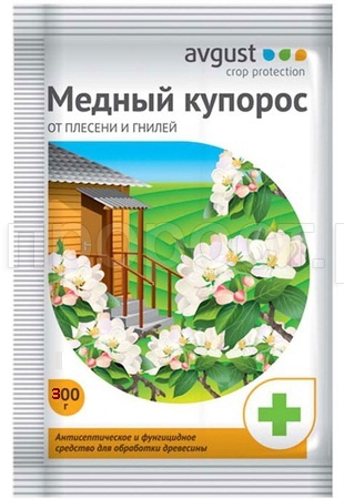 Медный купорос 300гр Август Медный купорос 300гр Август