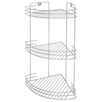 Полка д/ванной угловая 3-х ярусн. 19*19*40см хром 310756/4шт/Рыжий Кот