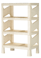 Подставка д/обуви Плетенка слоновая кость 16028 /1шт/Арз