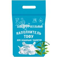 Наполнитель ЗаМУРРРчательный 5л ТОФУ аромат Зеленый Чай/5шт