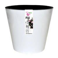 Кашпо Лондон 160мм 1,6л белый с вставкой  ING1553 /16шт/ПР 